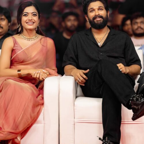 Flosive Women's Tissue Soft Silk Saree Peachy Pink Dual Tone with Running Blouse Piece for Party and Wedding