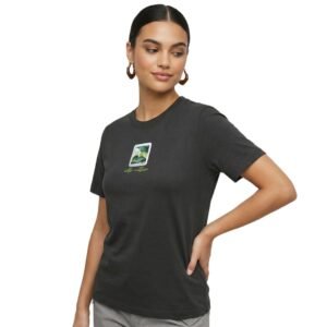 Nobero Women’s Graphic Printed T-Shirt | Regular Fit 180 GSM Cotton Tee for Women | Comfortable Round Neck Casual Wear