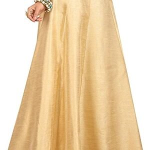 Studio Shringaar Women's Readymade Polyester Maxi Skirt Lehenga