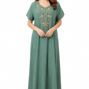 Nighty| Nighty for Women Stylish| Alpine Nighty for Women| Night Gown for Women Stylish| Elegant Embroidery| Breathable Alpine Fabric|