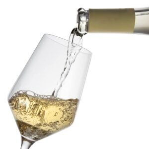 AGDD ENTERPISE Crystal Wine Glasses Set of 2, 360 ML, Red & White Wine, Laser Cut Thin Rim, Long Stem, Ultra-Thin Lightweight, Wine Tasting