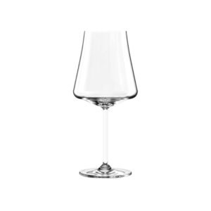 Allure Bordeaux Wine Glass, 620 ml, Modern Tapered Design, Crystal Clear