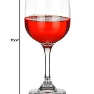 Red Wine Champagne Glass Cup Hotel Goblet Restaurant Juice, 120ml -Set of 6