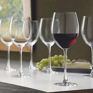 MZP Italin Premium Luxury Crystal Wine Glasses,Universal Red Wine Glass Set of 6,Wine Glasses 450 ML,Bordeaux Glasses, Premium Crystal Glass for White and Red Wine, Great Gift for Any Occasion