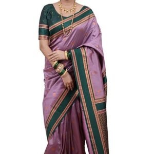 Kanjivaram Narayan Peth Pattu Soft Silk Saree With Rich Pallu And Border, Silk Saree Pure Silk, Sarees For Women, Vibrant Colours