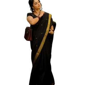 Women's Banarasi Soft Silk Saree with Gold Zari Weaving 5.5 Meter Saree with 0.8 Meter Blouse Piece Elegant Traditional Saree