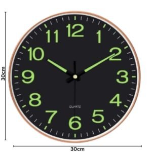 Silent Quartz Wall Clock for Home Hall Bathroom Living Bedroom Kitchen Decorative Non-Ticking Watches