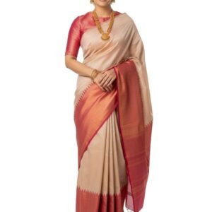 KIVERA Banarasi Soft Silk Saree for Women with Unstitched Blouse Piece Rich Zari Border Traditional Banarasi Woven Party Wedding Festival Designe Ethnic Saree