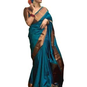 Avantika Fashion Women's Kanjivaram Soft Silk Saree With Blouse Piece