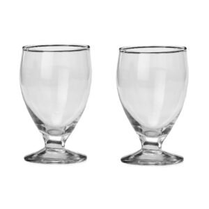 Somil Beautiful Wine Glasses for Memorable Moments, 100 ml, Capacity, Pack of 2, Size: 6 X 10 X 6 Cm