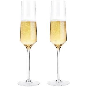 PrimeWorld 225ml Set of 1 Pc Slim Champagne Brandy Big Stem Wine Glass White Wine Red Wine Glasses for Party Restaurants