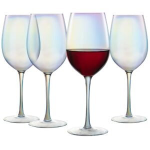 Classic Premium Wine Glasses Set of 6 Ideal for White or Red Wine Glass, Crystal Clear