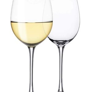 Crystalware Glass Wine Glass - 2 Pcs, Clear, 400 ml