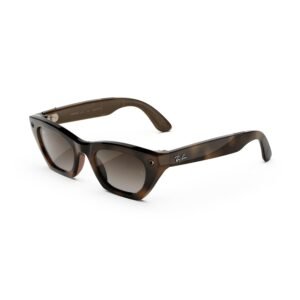 Meta Ray-Ban (Gen 3) Zena, Havana, Gradient Brown Lenses, AI Glasses with Camera for Men, Women