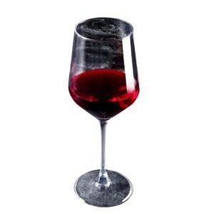 ANGICH Red Wine Glasses – 510 ml Crystal-Clear Stemware for Wine, Cocktails & Beverages | Elegant Tall Glass Set (Set of 4)