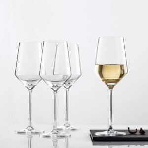Lawei Italian Premium Wine Glasse Set of 6 | 410 ML Crystal Clear Glass for White or Red Wine Champagne Brandy Burgundy Cocktail Party | Best Gift, Transparent Tableware((p Wine glases,$,., 6)