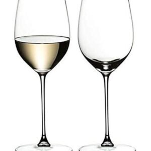 Crystal Clear 300 ml Red Wine Glasses for Parties, Gifts, Housewarming, Weddings, Aniversary Wine Glass Ideal for White or Red Wine Party Whisky Glass Set of 2