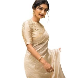 Women’s Banarasi Soft Silk Saree with Unstitched Blouse Piece | 5.5 Meter Traditional Ethnic Saree with 0.8 Meter Blouse | Festive, Party & Wedding