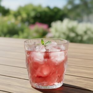 Ash & Roh® - 300 ML Glacier Cup, Frosted Wine Glass Water Cup,for Home Office &Bar Scotch, Cocktails Juice Drinking (Pack of 1)
