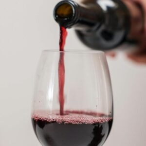 350ML Red Wine Glass Set of 4 Elegant Long Stem Clear Glass for Red and White Wine Whisky Christmas Gift
