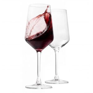 Sipologie Vino Wine Glass - 400ml | Wine Glass for Everyday use | Red Wine Drinking Glass | Set of 2