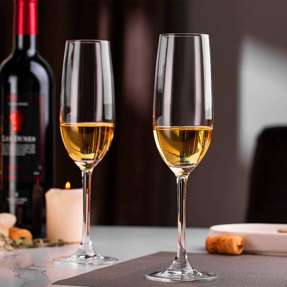 165ml Red Wine Glass Set of 2, All-Purpose Classic Durable Red/White Wine Glasses (2)