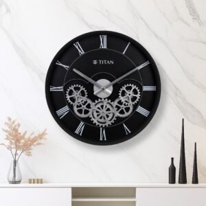 Titan Clocks - Gears of Time - Black (43X43) - W0115PA01