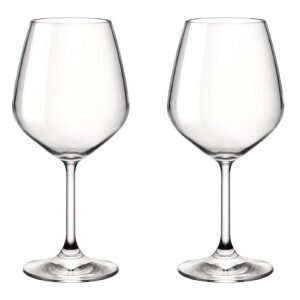 Red Wine Glass Set, 350 ml, Transparent, Pack of 2 pcs Set