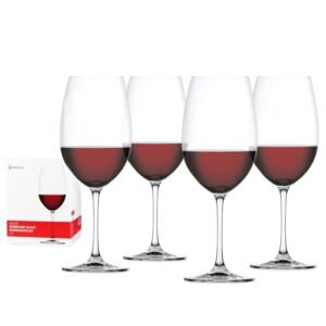 Spiegelau Salute Bordeaux Wine Glasses, Set of 4
