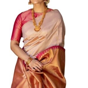 Banarasi Premium Silk Saree with Heavy Traditional Zari Design and Elegant Festive Appeal