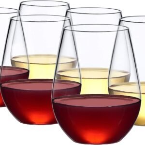 PrimeWorld Bivera Wine Glass 591 ml Red White Wine Set of 1 Pc Champagne Juice Cold Drinks Mixed Drinks Gin Scotch Cocktail Bar Glasses Party Wedding Glasses