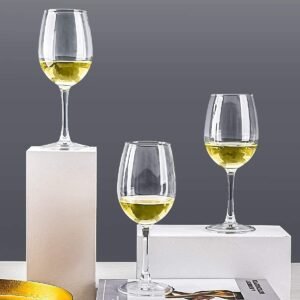 Red Or White Wine Glass, 310 ML, Set of 4, High Qaulity Universal Mug for Liquor, Scotch, Bourbon, Whiskey, Suitable for Home Bars, Pubs, Parties & Adds a Luxurious Touch to Every Table Setting