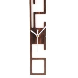 SAHAJ Wall Clock Design Made with Pure MDF Wood & Acrylic This Round Decorative Clock is Best for Hotel Office Living Room Bedroom and Other Rooms in Your Home