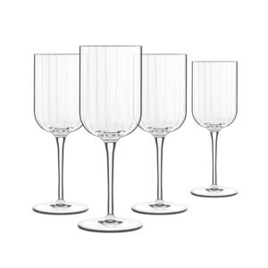 Luigi Bormioli Unisex Bach White Wine Set of 4 Clear