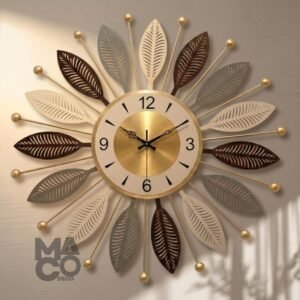 Stylish Vintage Wall Clock for Hall and Living Room - Perfect Home Decor and Interior Design Item for Bedroom or Corner Spaces - wall Clock for Bed Room