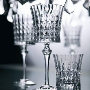 Rihan Enterprise | Stylish Curve Wine Glass 60 ML Set of 6 Elegant Bar Glassware for Champagne Glass Water, Wine, Rum, Juice, Beer, Drinks and Cocktails, Mocktail and Mixed Drinks and Brandy Glasses