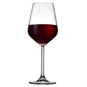 Pasabahce Allegra Red Wine Glasses - Set of 2 (350 ml, Europe Made)
