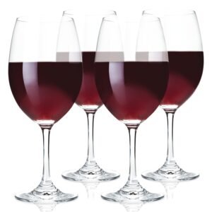 True St. Julien Set of 4 Bordeaux Glass by True, Clear