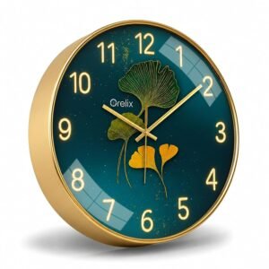 Stylish Designer Modern Wall Clock for Living Room | Latest Unique Wall Watch for Bedroom, Office, Kitchen and Hall | Elegant Decorative Clock for Home Decor, Luxury Wall Decoration Accessories