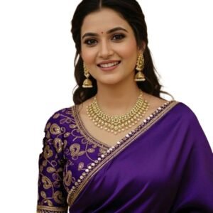 Avantika Fashion Women's Woven Satin Silk Art Silk Banarasi Saree With Blouse Piece