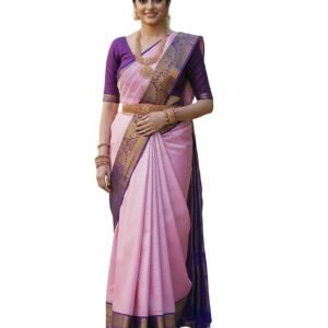 Anjaneya Sarees Banarasi Silk Kanjivaram Designer Saree With Blouse