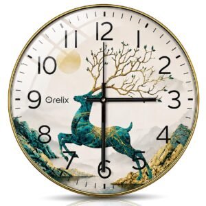 Modern Wall Clock for Hall - Silent Wall Clock with Quartz Movement