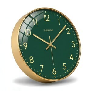 Auromin Stylish Modern Wall Clock Living Room Elegant Designer Analog