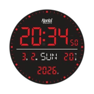 Ajanta Digital Calendar Wall Clock – DC-247