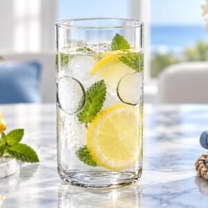 Somil Clear Elegance: Timeless Glass Designs for Every Occasion, 300 ml, Capacity, Pack of 1, Size: 11.5 X 6.5 X 6.5 Cm