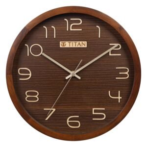 Titan Classic Wooden Wall Clock (30cm x 30cm) - W0104WA01