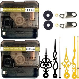 bestbuy QEWINOX Combo Of Ajanta Mfg. Battery Operated Plastic Analog Ticking Wall Clock Movement Machine With Hands (Needles : Antique Black, Silver) (Made In India 100%)