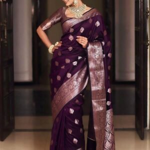 Anjaneya Sarees Woven Banarasi Silk Designer Kanjivaram Saree