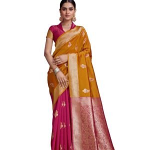 Woman's Banarasi Soft Silk saree