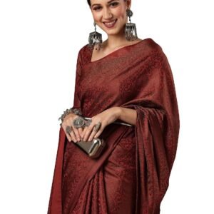 AKHILAM Women's Kanjivaram Pure Soft Silk Saree For Women Saree With Unstitched Blouse Piece |Soft banarasi saree for women|silk saree pure silk